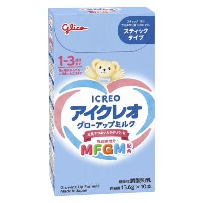 【アウトレット】【1歳から】アイクレオ グローアップミルク スティックタイプ 1個 江崎グリコ