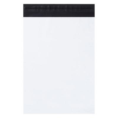 【宅配袋】アスクル 現場のチカラ ビニール宅配袋 白 中サイズ 封かんシール・開封ミシン目付 1セット（10枚入×5） オリジナル