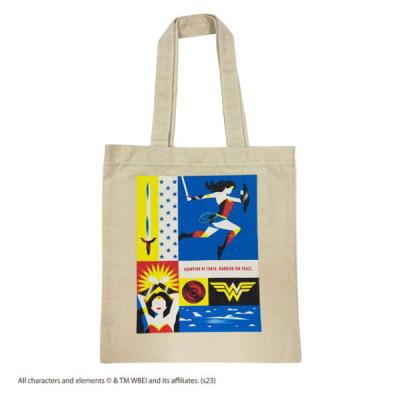 【アウトレット】丸眞 DC ワンダーウーマンポスター トートバッグ 4105049200 1個