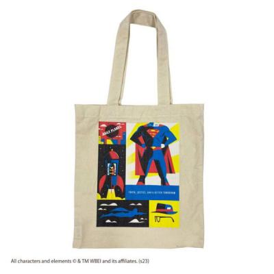 【アウトレット】丸眞 DC スーパーマンポスター トートバッグ 4105048700 1個