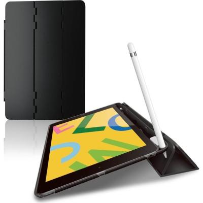 iPad7本体 ブラックカバー付き LOHACO - iPad ケース カバー 第7世代 第8世代 10.2 対応 フラップ