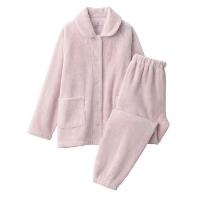 【アウトレット】【レディース】無印良品 婦人 静電気が起きにくい 着る毛布 パジャマ 婦人S ライトピンク 良品計画