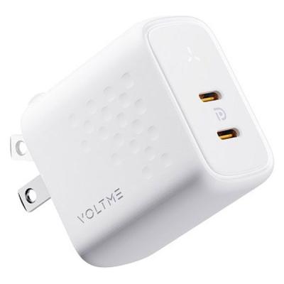 【アウトレット】VOLTME 充電器 35W、18W TypeC×2 ホワイト V2089 1点