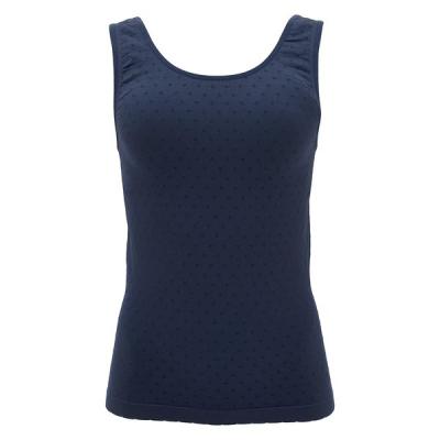 【アウトレット】ルシアン カップ付きタンクトップ 姿勢意識 ブラトップ 姿勢ピント！ コバルトネイビー S 1個
