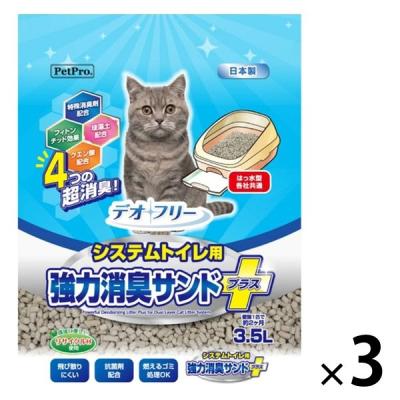 LOHACO - （セール）猫砂 デオトイレ 消臭・抗菌サンド 4L 1袋 ユニ