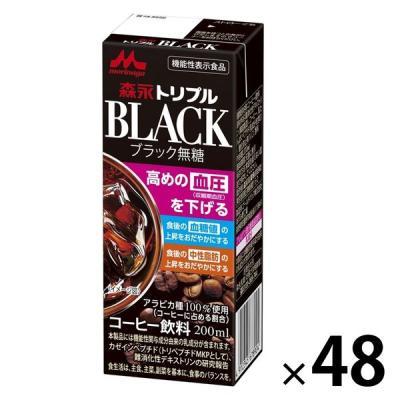 LOHACO - 【機能性表示食品】森永 トリプルBLACK ブラック無糖
