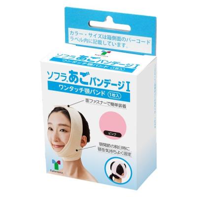 【アウトレット】竹虎 ソフラあごバンテージI ピンク L 007404 1枚