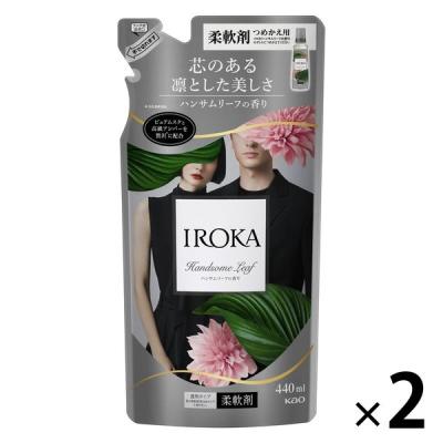 20袋セット！フレアフレグランス IROKA ハンサムリーフの香り 詰替1.5倍 LOHACO - IROKA （イロカ） ハンサムリーフの香り 詰め替え 440mL 1