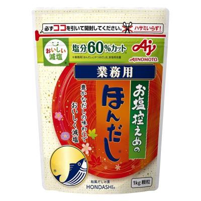LOHACO - 業務用 お塩控えめの・ほんだし 1kg袋 1個 味の素 大容量
