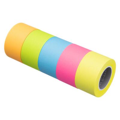 アスクル はたらく ロールふせん 25mm×10m巻 ビビッドカラーアソート 5色入 1パック（5巻入） ロール付箋 オリジナル