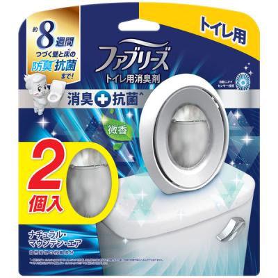 ファブリーズW消臭 トイレ用消臭剤＋抗菌 トイレ用 置き型 ナチュラル・マウンテン・エア 6ml 1パック（2個入） 消臭剤 P＆G