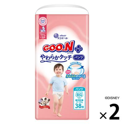 LOHACO - グーンプラス おむつ パンツ やわらかタッチ BIG ビッグ（12