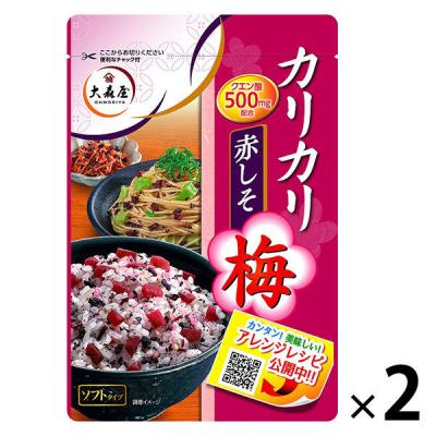 大森屋 カリカリ梅赤しそ 40ｇ 2個