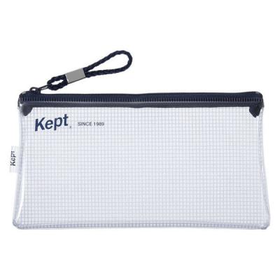 Kept クリアペンケース ネイビー 紺 筆箱 KPF603K レイメイ藤井
