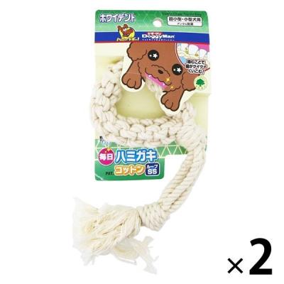 ドギーマン 毎日ハミガキコットン ループ 超小〜小型犬用 SSサイズ 2個 【デンタル玩具】
