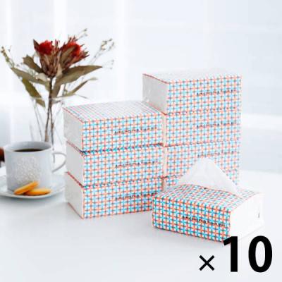 ティッシュペーパー 200組（8個入）オリジナルソフトパックティッシュ ミニ（PEFC認証紙） 1ケース（10パック） アスクル（イチオシ） オリジナル