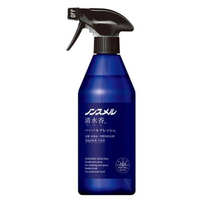 ノンスメル清水香 衣類・布製品・空間用スプレー ハーバルフレッシュの香り 本体 400ml 1本 白元アース