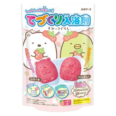 てづくり入浴剤 すみっコぐらし いちごの香り 1個 入浴剤 白元アース