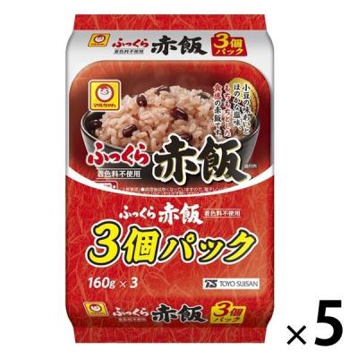 パックごはん 15食 マルちゃん ふっくら赤飯160g（3食入）× 5個 東洋水産 米加工品 包装米飯