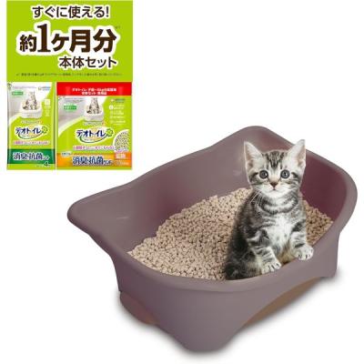 未使用　デオトイレ脱臭ファンプラス本体セット　猫用トイレ ユニチャーム デオトイレ 脱臭ファンプラス 本体セット 猫トイレ