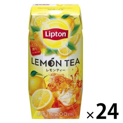 森永乳業 リプトン レモンティー 200ml 1箱（24本入）紅茶飲料　紙パック