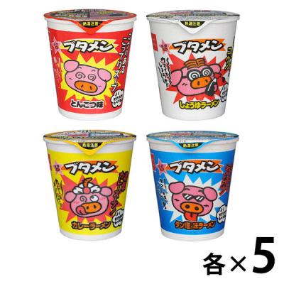 カップ麺　カップラーメン　カップ飯　ブタメン　まとめ売り　78個セット LOHACO - ブタメン 定番4種アソート 1セット（20個入） おやつ