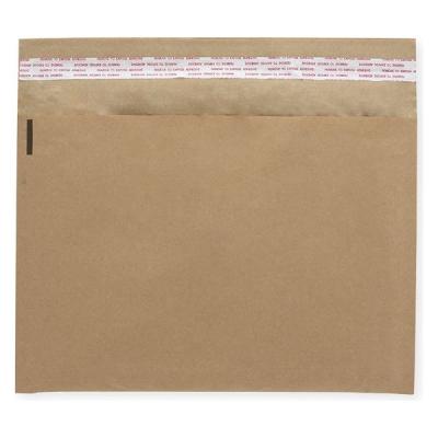 【アウトレット】【Goエシカル】訳あり 紙製クッション封筒　L　茶　1パック（5枚入）　シモジマ