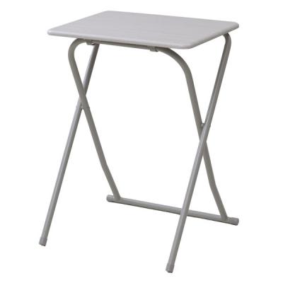 コンフォートワーク 折りたたみテーブル 幅530mm アッシュドオーク天板・グレージュ脚 AST-5340(AO/GG) 1個 オリジナル