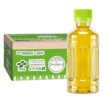 LOHACO - 伊藤園 お茶体験 ラベルレス 200ml 1箱（30本入）
