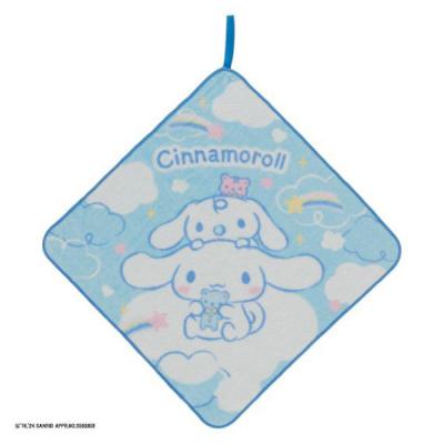 【アウトレット】丸眞株式会社 ループタオル シナモロール おそらとシナモン  1枚