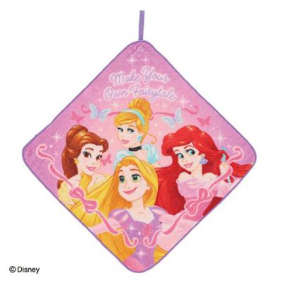 【アウトレット】丸眞株式会社 ループタオル ディズニープリンセス フェアリーリボン  1枚