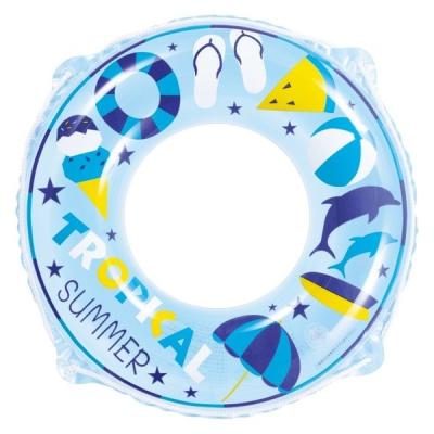 【アウトレット】東京ローソク 浮輪60cm トロピカルサマー（ウキワ60cm） 076395 1個