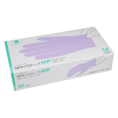 LOHACO - ファーストレイト ハイブリッドNPVグローブHP Mサイズ 100枚