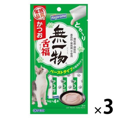 LOHACO - 無一物 ペーストタイプ 舌福 かつお（14g×4本）1セット（1袋
