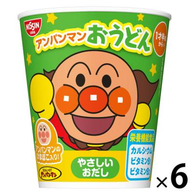 アンパンマンおうどん やさしいおだし 1セット（1個×6）日清食品