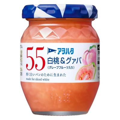 LOHACO - アヲハタ まるごと果実 白桃 250g 1個 ジャム スプレッド