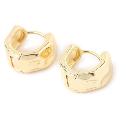デントメタルフープピアス ゴールド LAKOLE/ラコレ