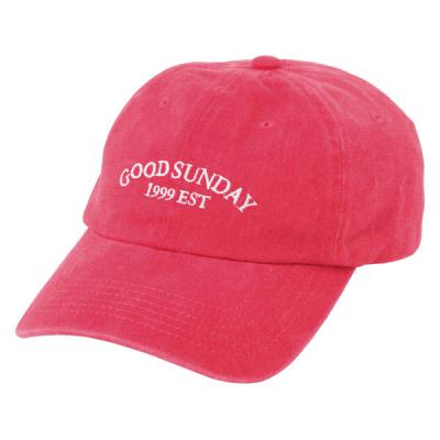 ウォッシュドロゴキャップ レッド LAKOLE/ラコレ