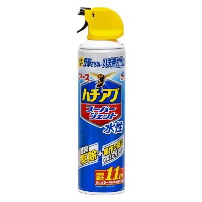 アース製薬 水性ハチアブスーパージェット 400M ハチ 駆除剤 ハチの巣 929871 1本