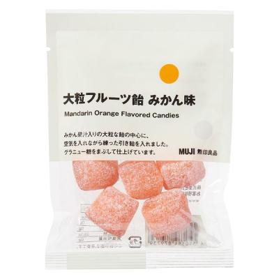 無印良品 大粒フルーツ飴 みかん味 ２９ｇ 良品計画