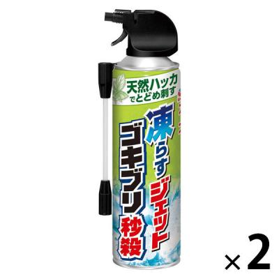 ゴキブリ 駆除剤 スプレー 凍らすジェット ゴキブリ秒殺 180mL 1セット（1本×2） アース製薬