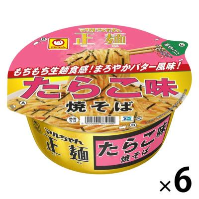 マルちゃん専用 LOHACO - マルちゃん正麺 カップ たらこ味焼そば 1セット（1個×6