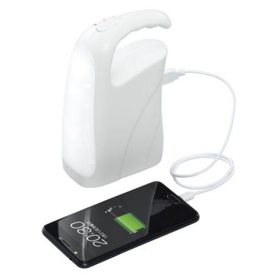 【アウトレット】【Goエシカル】訳あり スマートフォンなどが充電できる！ＬＥＤランタン ABNL01WH 1個　ヤザワコーポレーション