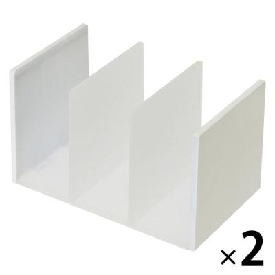 【アウトレット】ナカバヤシ シンプルラインミニ ミニスタンドE9 ホワイト FBーMP9ーWH 1セット（2個）