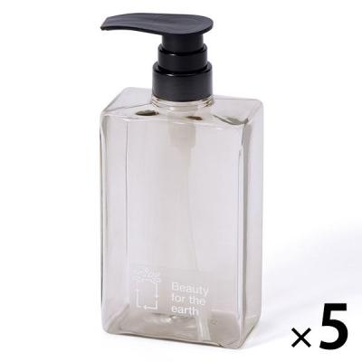 【LOHACO・アスクル限定】詰め替えボトル 500ml RECT 500 5個　PET 詰替ボトル　オリジナル オリジナル