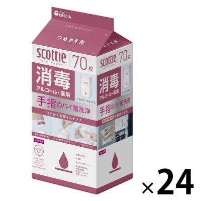 LOHACO - ウェットティッシュ アルコール スコッティ ウェット