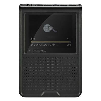 【アウトレット】廣華物産 防災機能/録画機能搭載 2.8インチポータブルワンセグテレビ TVR-L39M 1台