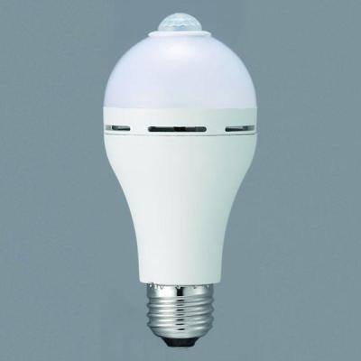 【アウトレット】ヤザワコーポレーション バッテリー内蔵センサー電球60W相当電球色 LDA8LGBP 1個