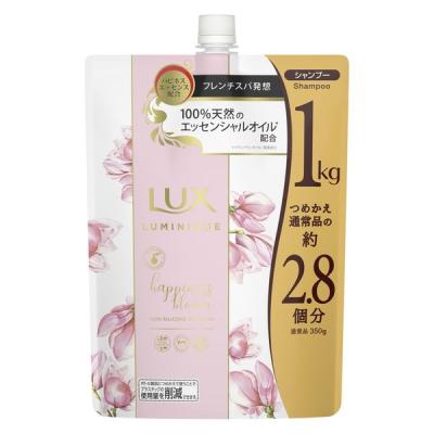 【アウトレット】数量限定　ラックス(LUX)　ルミニーク　ハピネスブルーム　シャンプー　つめかえ用　1000g ユニリーバ