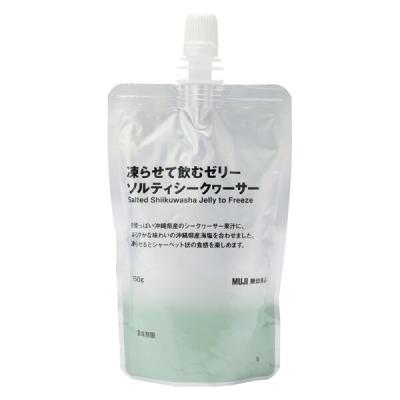 無印良品 凍らせて飲むゼリー　ソルティシークヮーサー １５０ｇ  良品計画
